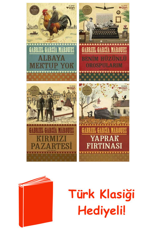 Gabriel García Márquez 4 Kitap Seti + Türk Klasiği Hediye