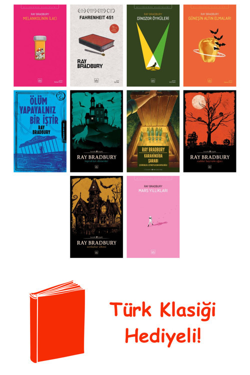 Ray Bradbury 10 Kitap Seti + Türk Klasiği Hediye
