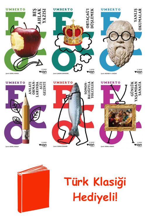 Umberto Eco 6 Kitap Seti + Türk Klasiği Hediye