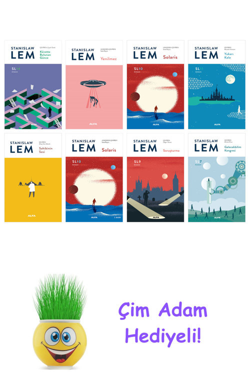 Stanislaw Lem 8 Kitap Seti + Çim Adam Hediye