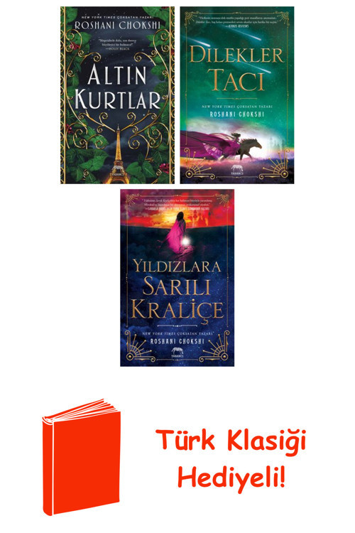 Roshani Chokshi 3 Kitap Seti + Türk Klasiği Hediye