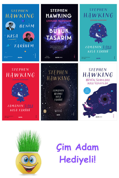 Stephen Hawking 6 Kitap Seti + Çim Adam Hediye
