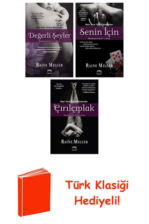 Raine Miller 3 Kitap Seti + Türk Klasiği Hediye