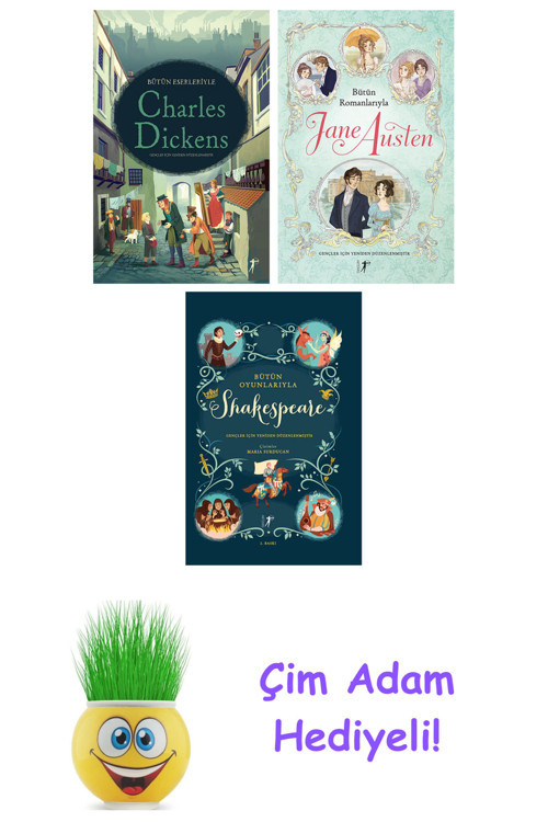 Anna Milbourne 3 Kitap Seti + Çim Adam Hediye