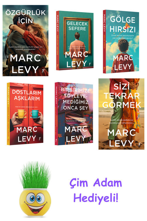 Marc Levy 6 Kitap Seti + Çim Adam Hediye