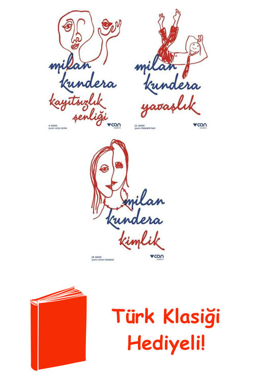 Milan Kundera 3 Kitap Seti + Türk Klasiği Hediye