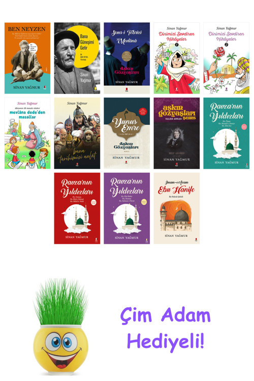 Sinan Yağmur 13 Kitap Seti + Çim Adam Hediye