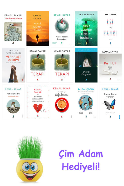 Kemal Sayar 15 Kitap Seti + Çim Adam Hediye