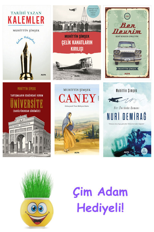 Muhittin Şimşek 6 Kitap Seti + Çim Adam Hediye