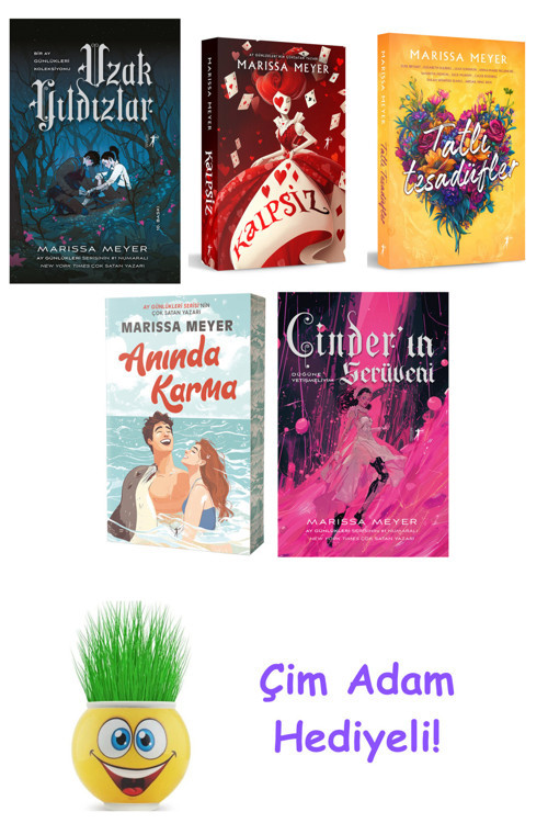 Marissa Meyer 5 Kitap Seti + Çim Adam Hediye