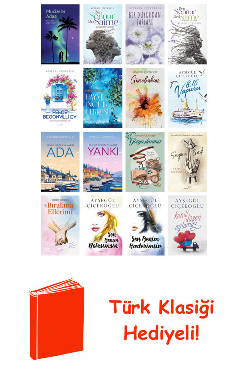 Ayşegül Çiçekoğlu 16 Kitap Seti + Türk Klasiği Hediye