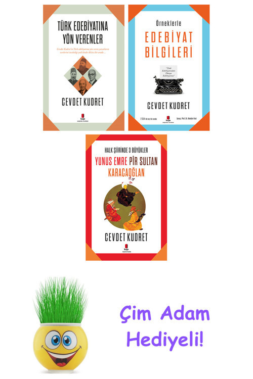 Cevdet Kudret 3 Kitap Seti + Çim Adam Hediye