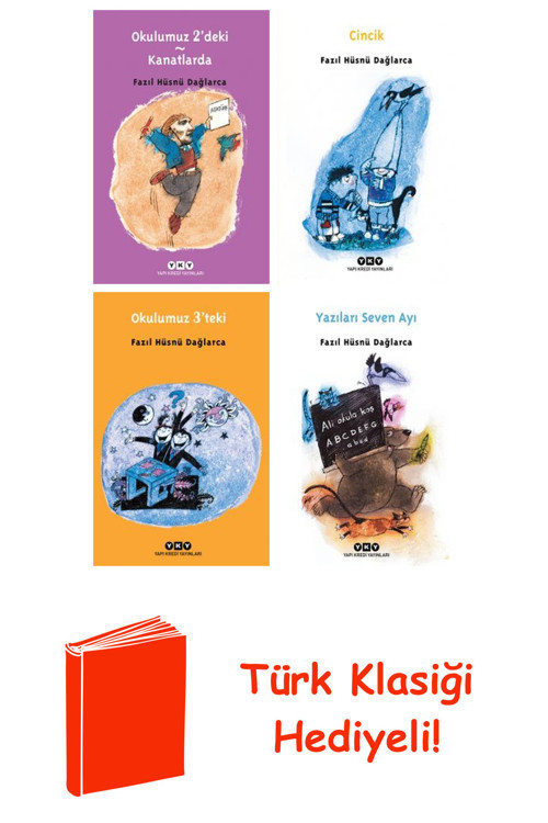Fazıl Hüsnü Dağlarca 4 Kitap Seti + Türk Klasiği Hediye