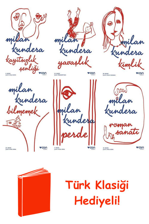 Milan Kundera 6 Kitap Seti + Türk Klasiği Hediye