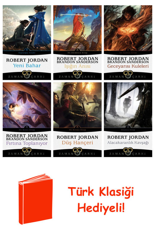 Robert Jordan 6 Kitap Seti + Türk Klasiği Hediye