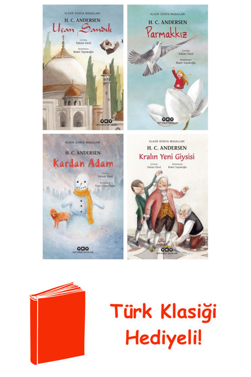 H. C. Andersen 4 Kitap Seti + Türk Klasiği Hediye