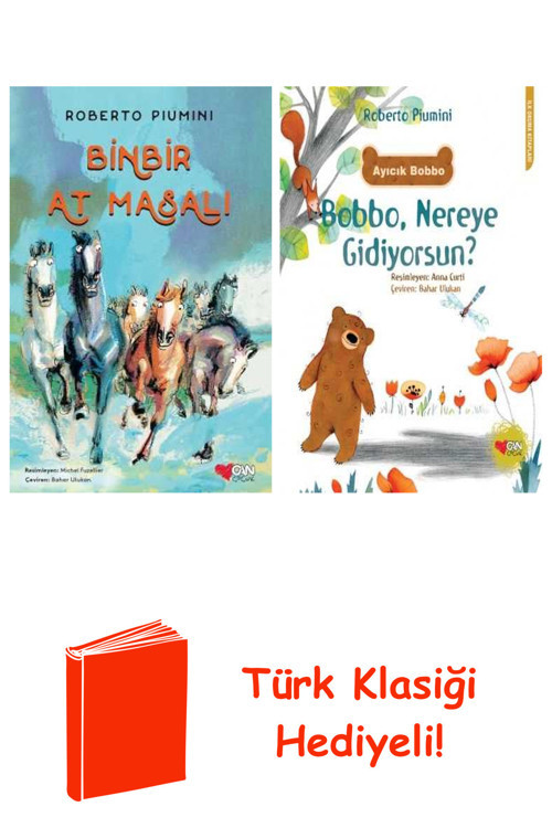 Roberto Piumini 2 Kitap Seti + Türk Klasiği Hediye