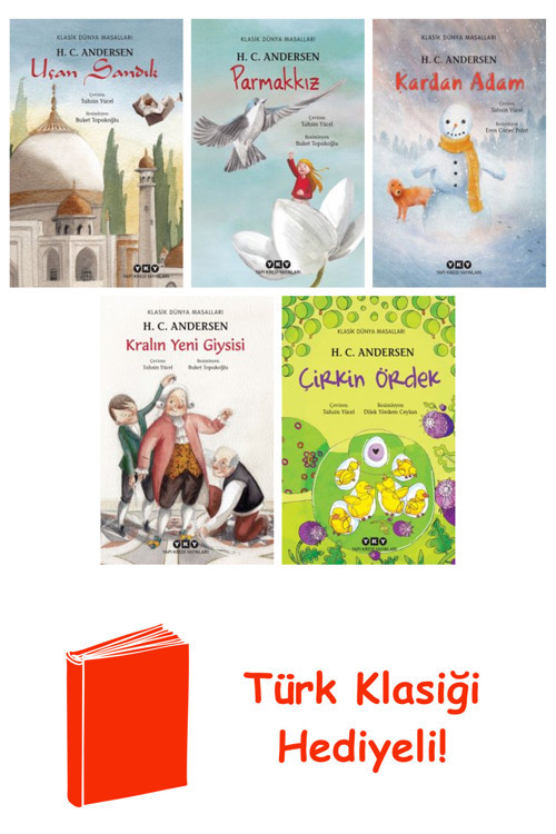 H. C. Andersen 5 Kitap Seti + Türk Klasiği Hediye