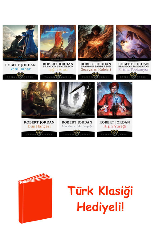 Robert Jordan 7 Kitap Seti + Türk Klasiği Hediye