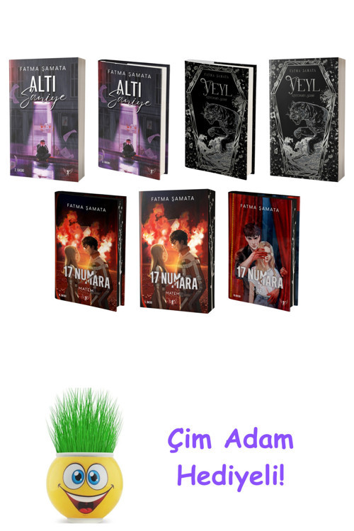 Fatma Şamata 7 Kitap Seti + Çim Adam Hediye