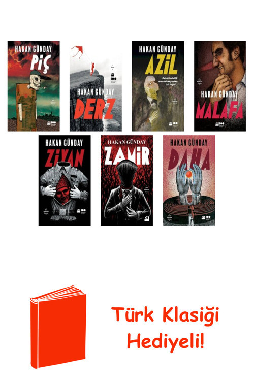 Hakan Günday 7 Kitap Seti + Türk Klasiği Hediye