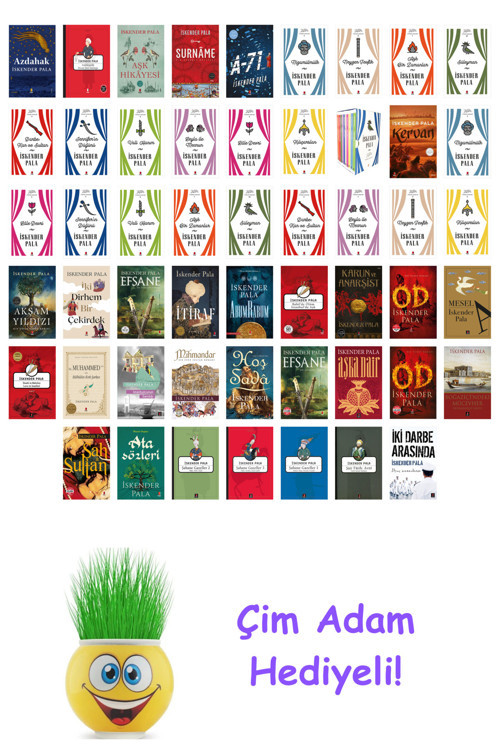 İskender Pala 52 Kitap Seti + Çim Adam Hediye