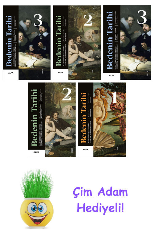 Alain Corbin 5 Kitap Seti + Çim Adam Hediye