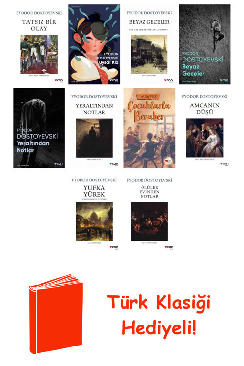 Fyodor Dostoyevski 10 Kitap Seti + Türk Klasiği Hediye
