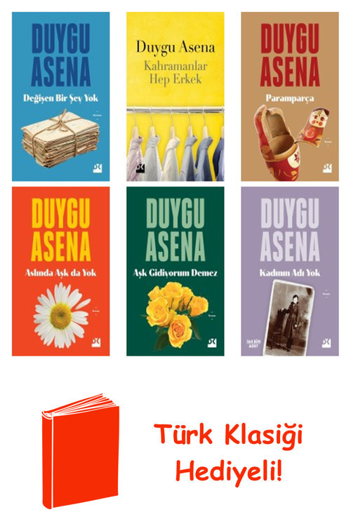 Duygu Asena 6 Kitap Seti + Türk Klasiği Hediye