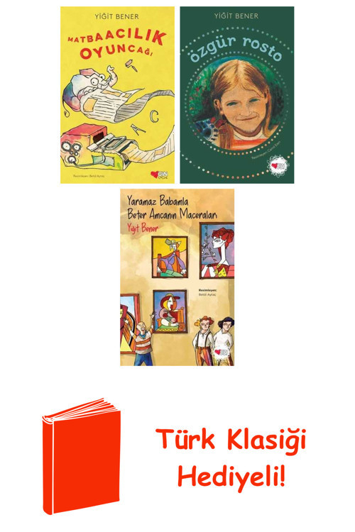 Yiğit Bener 3 Kitap Seti + Türk Klasiği Hediye