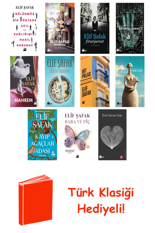 Elif Şafak 11 Kitap Seti + Türk Klasiği Hediye