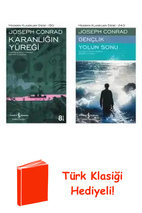 Joseph Conrad 2 Kitap Seti + Türk Klasiği Hediye