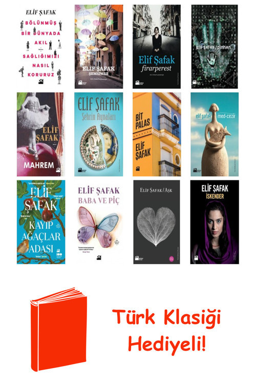 Elif Şafak 12 Kitap Seti + Türk Klasiği Hediye