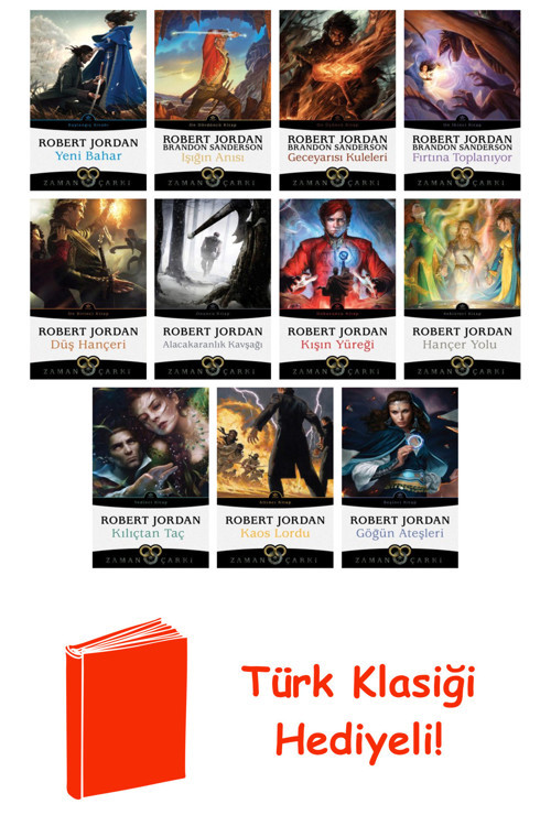 Robert Jordan 11 Kitap Seti + Türk Klasiği Hediye