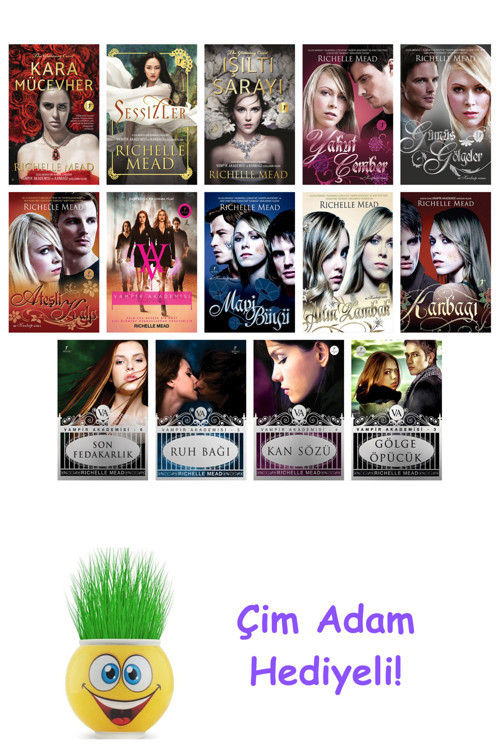Richelle Mead 14 Kitap Seti + Çim Adam Hediye