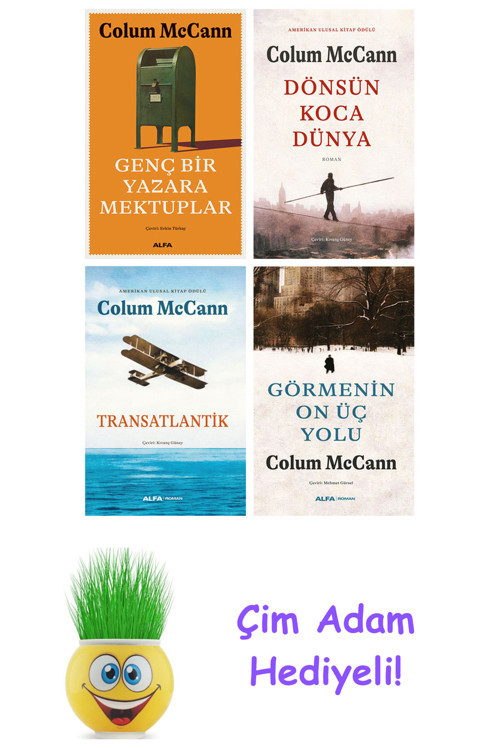 Colum Mccann 4 Kitap Seti + Çim Adam Hediye