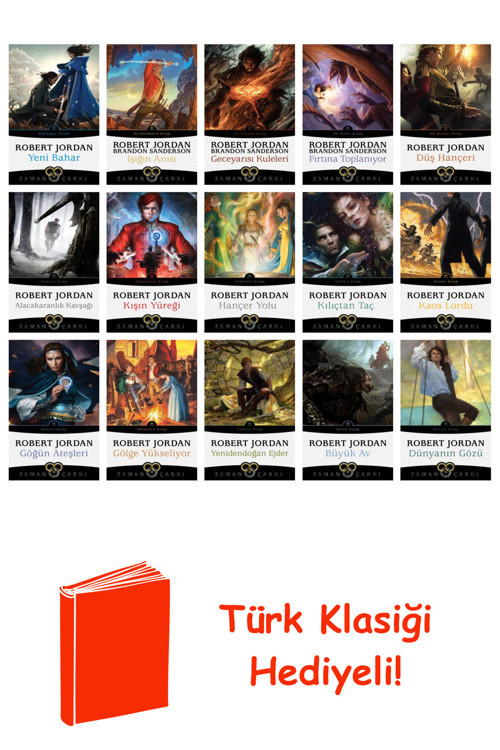 Robert Jordan 15 Kitap Seti + Türk Klasiği Hediye