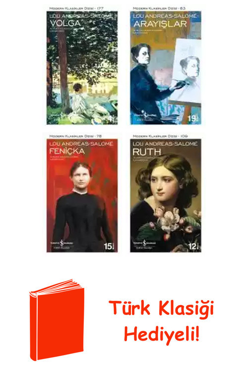 Lou Andreas-Salomé 4 Kitap Seti + Türk Klasiği Hediye