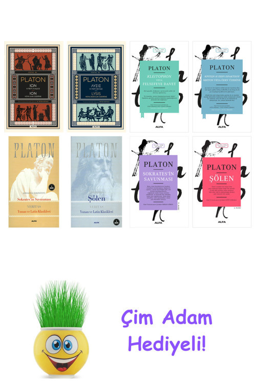 Platon 8 Kitap Seti + Çim Adam Hediye