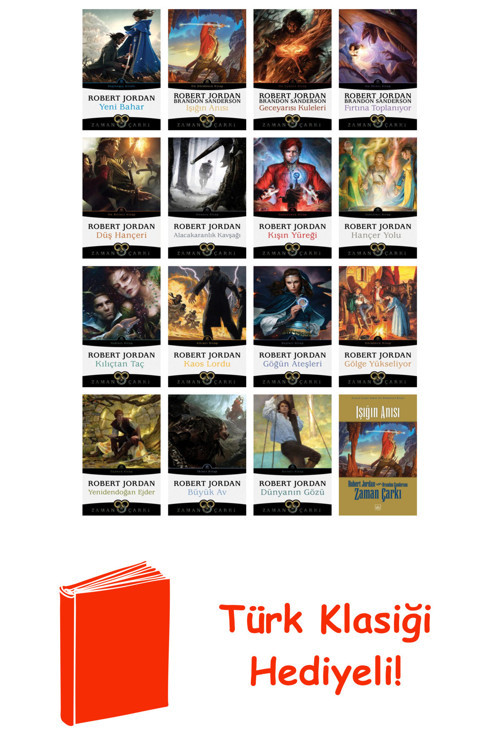 Robert Jordan 16 Kitap Seti + Türk Klasiği Hediye