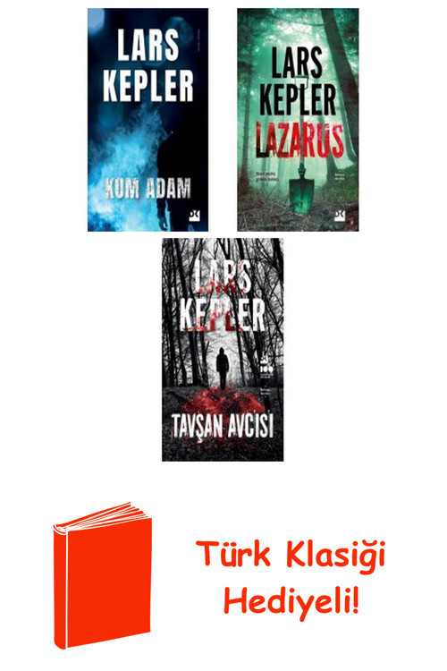 Lars Kepler 3 Kitap Seti + Türk Klasiği Hediye