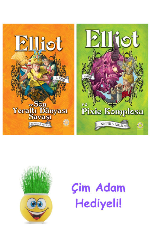 Jennifer A. Nielsen 2 Kitap Seti + Çim Adam Hediye
