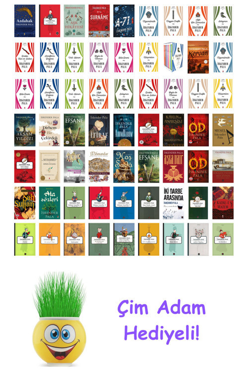 İskender Pala 63 Kitap Seti + Çim Adam Hediye