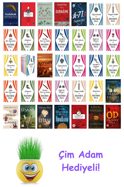 İskender Pala 35 Kitap Seti + Çim Adam Hediye