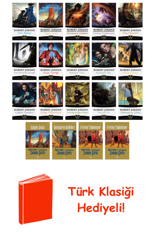 Robert Jordan 19 Kitap Seti + Türk Klasiği Hediye