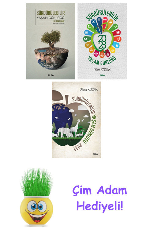 Dilara Koçak 3 Kitap Seti + Çim Adam Hediye