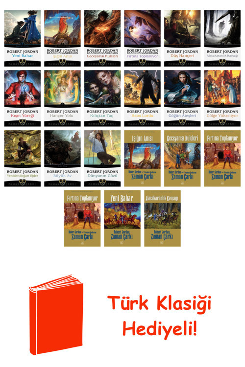 Robert Jordan 21 Kitap Seti + Türk Klasiği Hediye