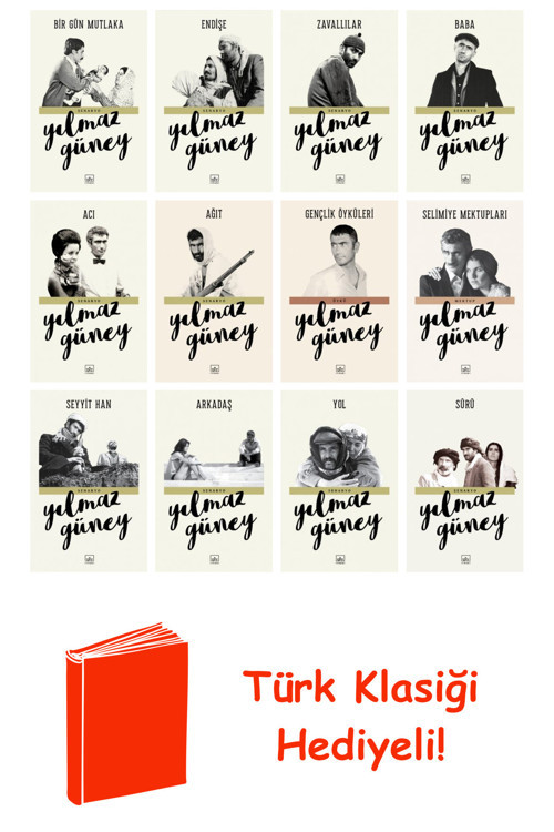 Yılmaz Güney 12 Kitap Seti + Türk Klasiği Hediye
