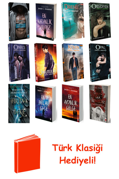 Jennifer L. Armentrout 12 Kitap Seti + Türk Klasiği Hediye
