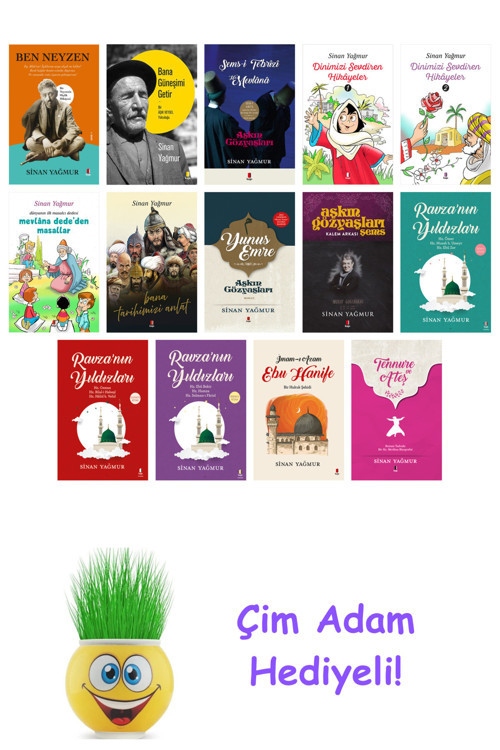 Sinan Yağmur 14 Kitap Seti + Çim Adam Hediye